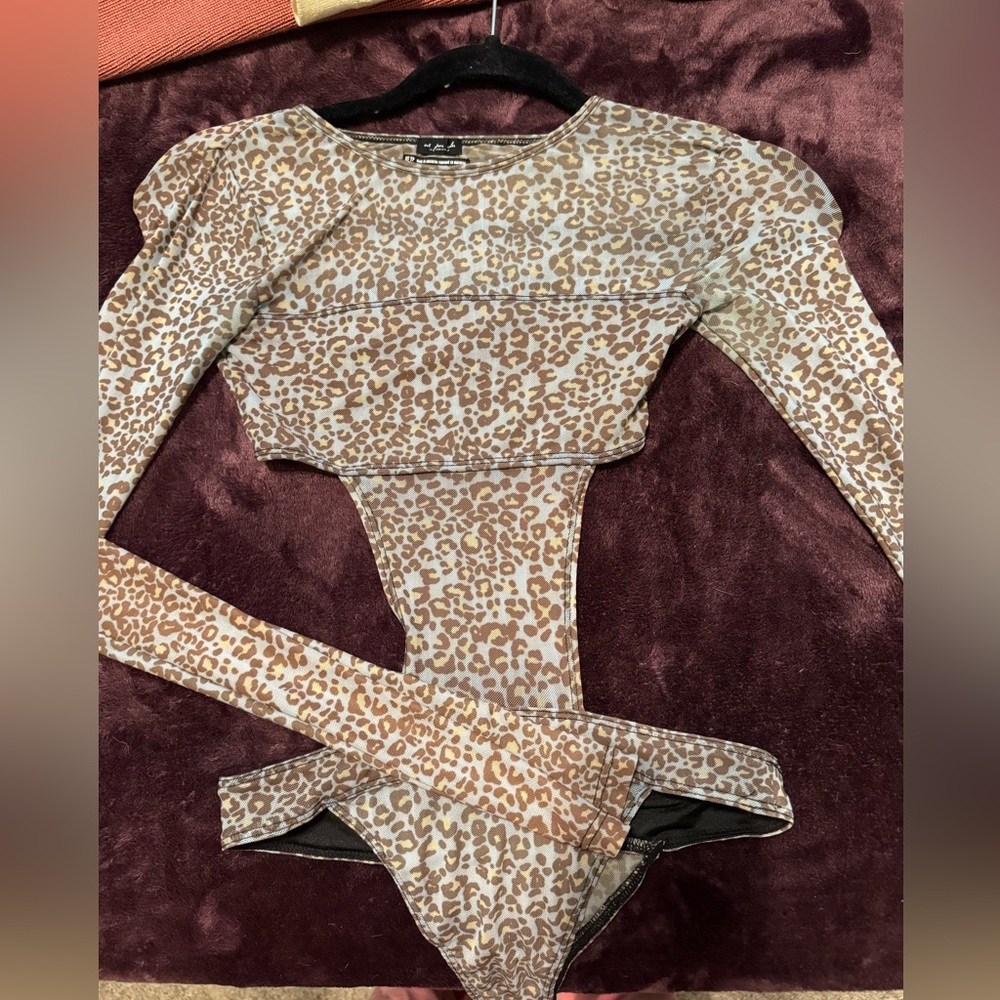 Cutout mesh bodysuit